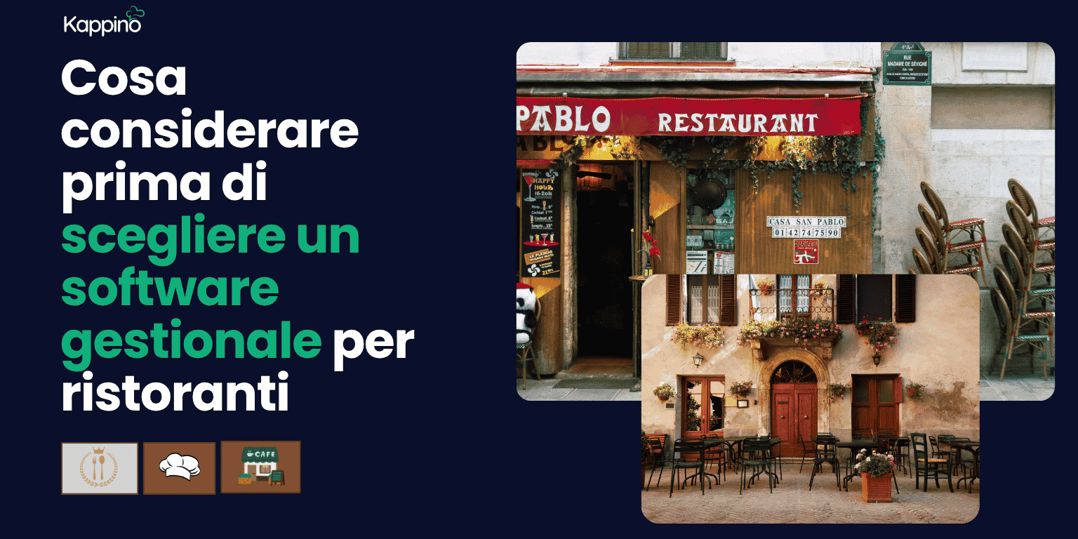 Come scegliere un software gestionale per ristoranti – dashboard Kappino con ordini, magazzino e analytics in tempo reale
