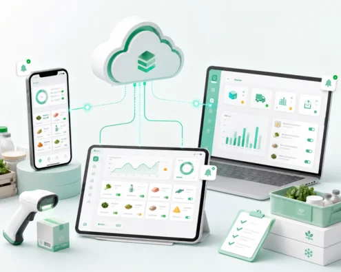 Kappino cloud-based restaurant inventory management on mobile tablet and desktop