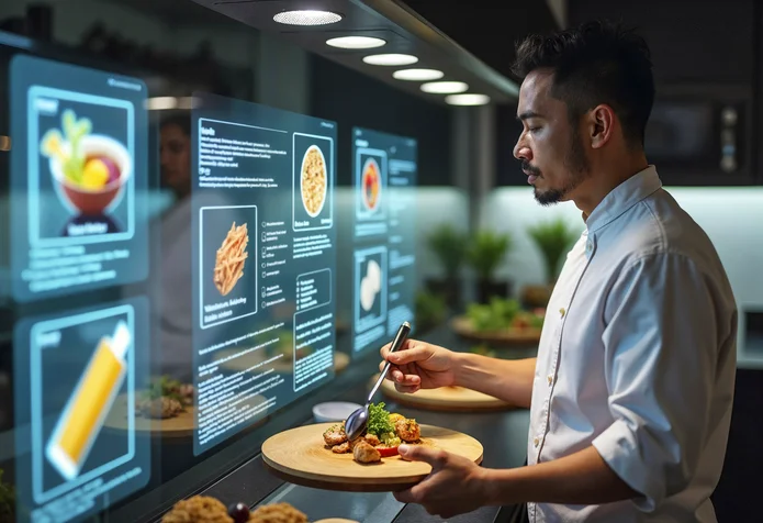 Cloud kitchen network management dashboard
