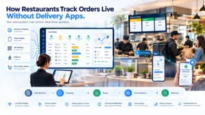 How Restaurants Track Orders Live Without Delivery Apps