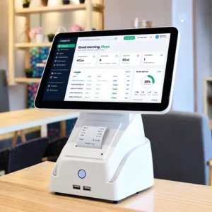Kappino touchscreen POS terminal for restaurant order and payment management